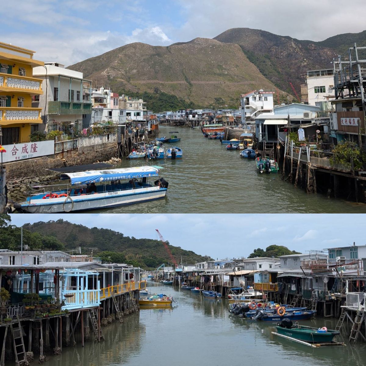 大澳漁村,水上棚屋與船舶水道交織的美景,香港遺世獨立的老漁村