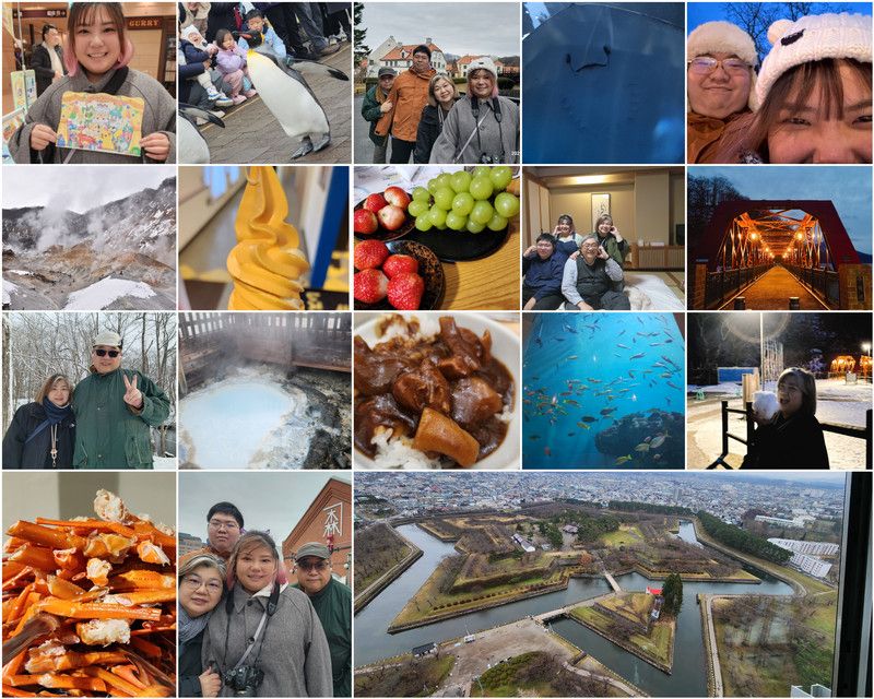 2025.12/23-12/27 北海道登別函館洞爺三溫泉+函館百萬夜景+小樽運河‧尼克斯海洋公園‧登別地獄谷+螃蟹啤酒吃喝到飽五日